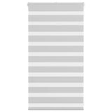 VidaXL Zebra-Rollo 80x100 cm Stoffbreite 75,9 cm Hellgrau