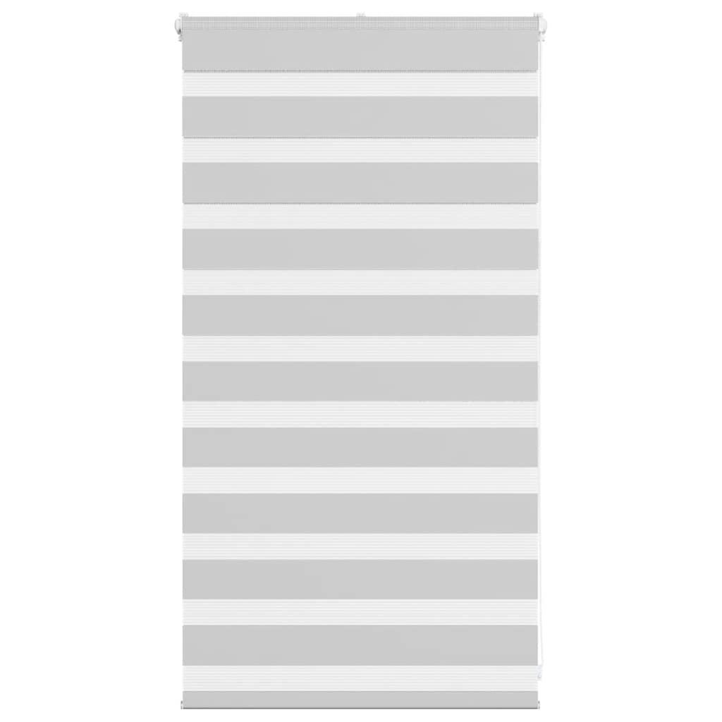 VidaXL Zebra-Rollo 85x100 cm Stoffbreite 80,9 cm Hellgrau