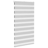VidaXL Zebra-Rollo 85x100 cm Stoffbreite 80,9 cm Hellgrau