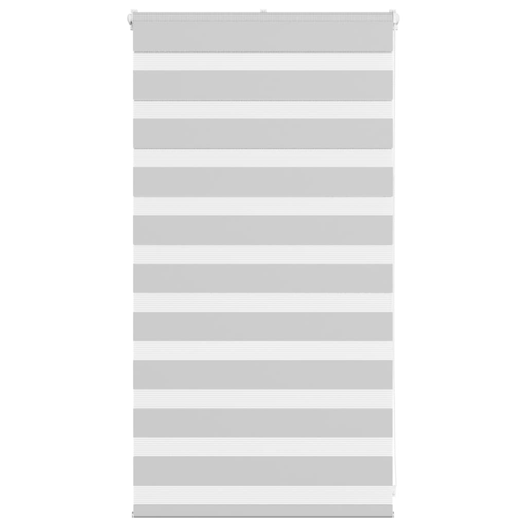 Vidaxl Zebra Rouleau aveugle 90x100 cm Largeur de tissu 85,9 cm Gris clair