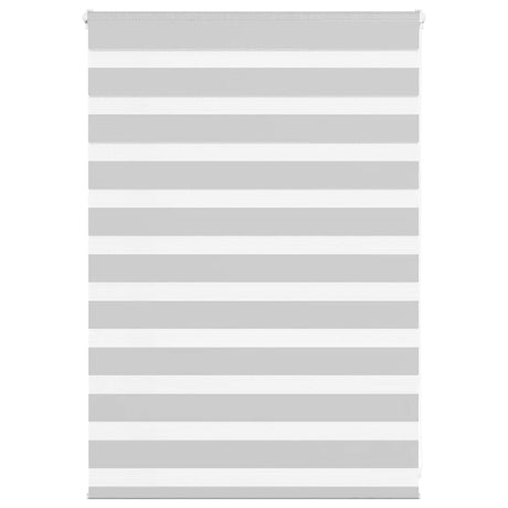 VidaXL Zebra-Rollo 95x100 cm Stoffbreite 90,9 cm Hellgrau