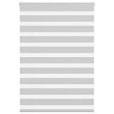 Vidaxx Zebra-Rollo 110x100 cm, Stoffbreite 105,9 cm, hellgrau