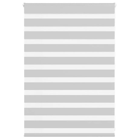 Vidaxx Zebra-Rollo 110x100 cm, Stoffbreite 105,9 cm, hellgrau