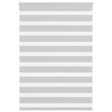 VidaXL Zebra-Rollo 115x100 cm Stoffbreite 110,9 cm Hellgrau