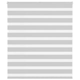 VidaXL Zebra-Rollo 120x100 cm Stoffbreite 115,9 cm Hellgrau