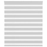 VidaXL Zebra-Rollo 130x100 cm Stoffbreite 125,9 cm Hellgrau