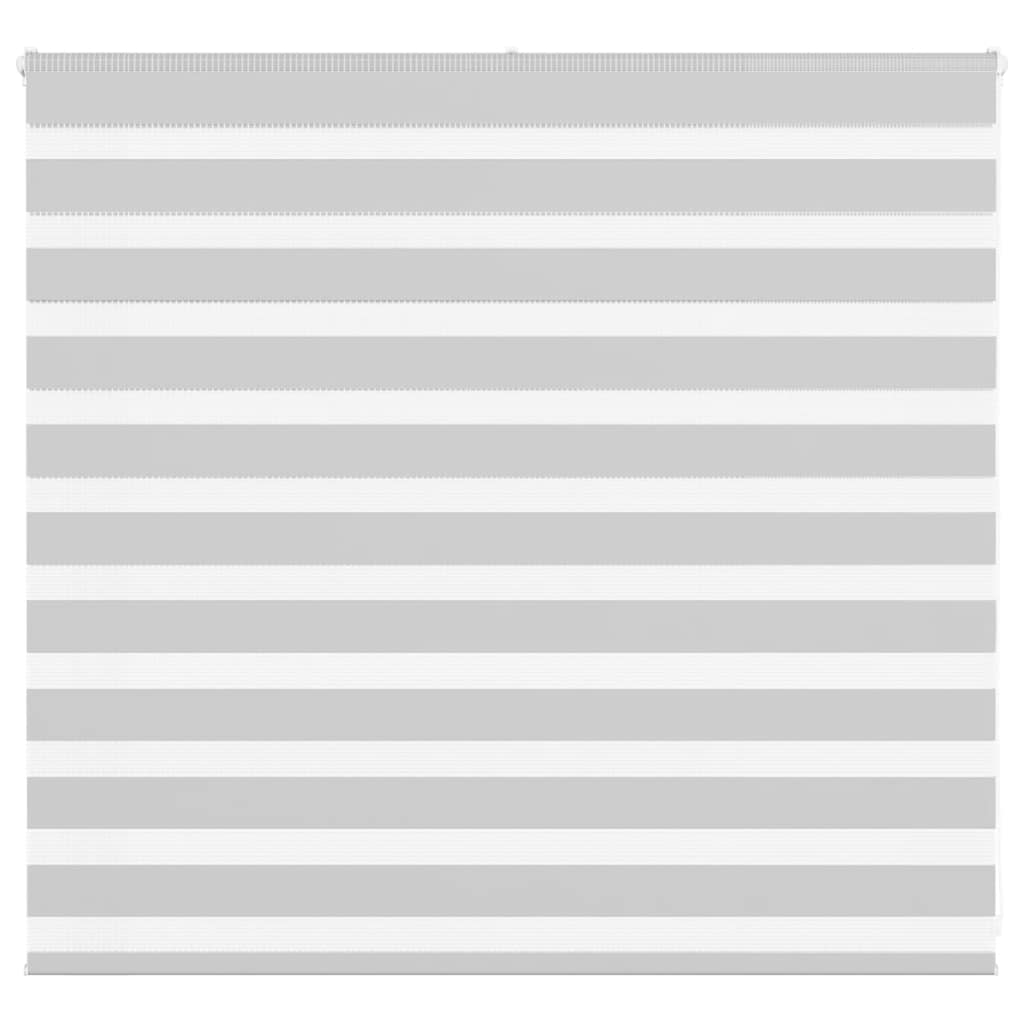 VidaXL Zebra-Rollo 160x100 cm Stoffbreite 155,9 cm Hellgrau