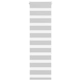 VidaXL Zebra-Rollo 40x150 cm Stoffbreite 35,9 cm Hellgrau