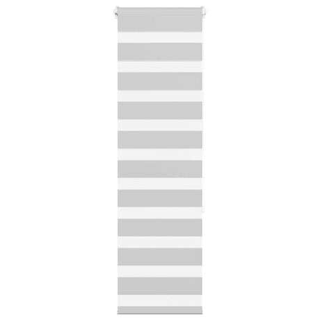 VidaXL Zebra-Rollo 50x150 cm Stoffbreite 45,9 cm Hellgrau