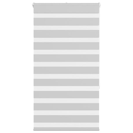 VidaXL Zebra-Rollo 85x150 cm Stoffbreite 80,9 cm Hellgrau