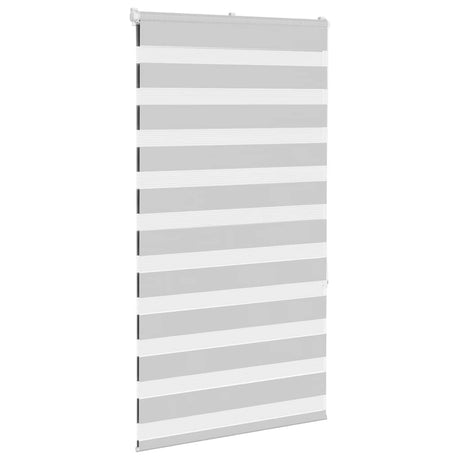 Vidaxx Zebra-Rollo 90x150 cm Stoffbreite 85,9 cm Hellgrau