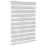 Vidaxl Zebra Roller Blind 95x150 cm Szerokość pyłu 90,9 cm jasnoszary