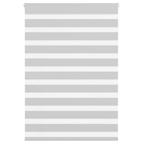 VidaXL Zebra-Rollo 105x150 cm Stoffbreite 100,9 cm Hellgrau