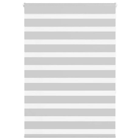 VidaXL Zebra-Rollo 115x150 cm Stoffbreite 110,9 cm Hellgrau
