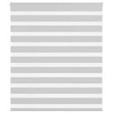 VidaXL Zebra-Rollo 120x150 cm Stoffbreite 115,9 cm Hellgrau