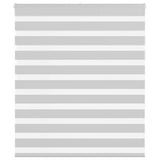 VidaXL Zebra-Rollo 105x150 cm Stoffbreite 100,9 cm Hellgrau