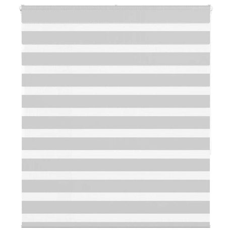 VidaXL Zebra-Rollo 135x150 cm Stoffbreite 130,9 cm Hellgrau