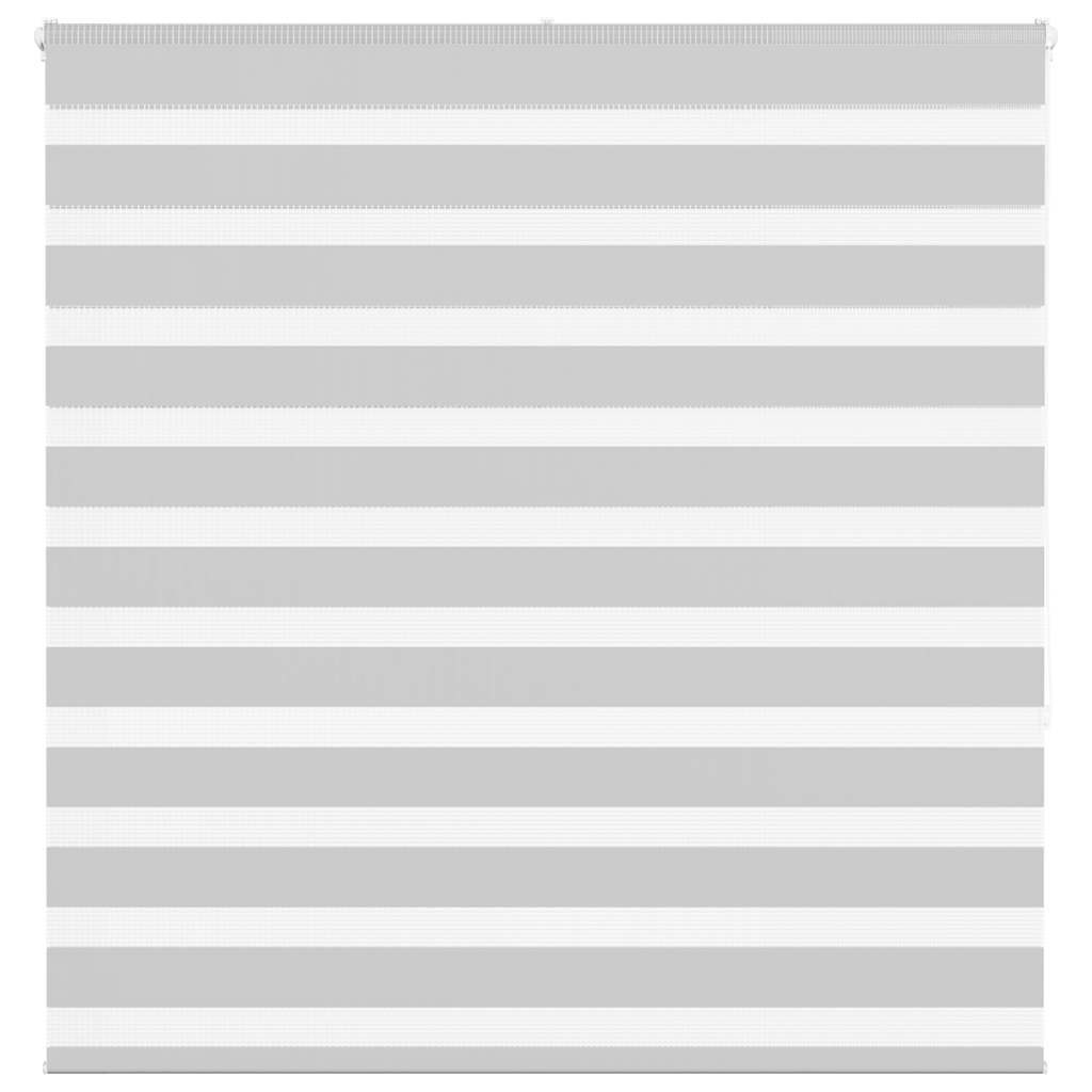 VidaXL Zebra-Rollo 140x150 cm Stoffbreite 135,9 cm Hellgrau