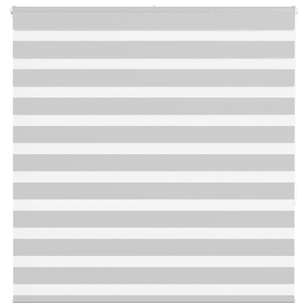VidaXL Zebra-Rollo 145x150 cm Stoffbreite 140,9 cm Hellgrau