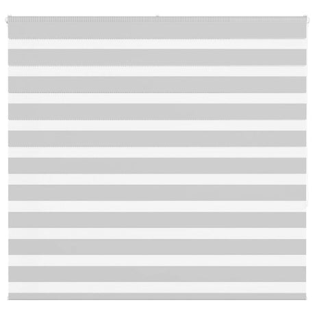 VidaXL Zebra-Rollo 160x150 cm Stoffbreite 155,9 cm Hellgrau