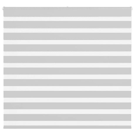 VidaXL Zebra-Rollo 165x150 cm Stoffbreite 160,9 cm Hellgrau