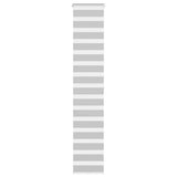VidaXL Zebra-Rollo 45x200 cm Stoffbreite 40,9 cm Hellgrau