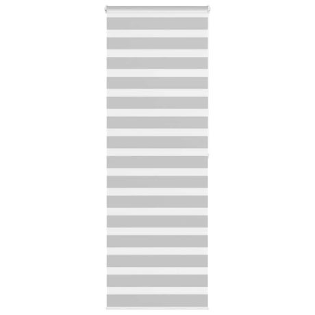 VidaXL Zebra-Rollo 80x200 cm Stoffbreite 75,9 cm Hellgrau