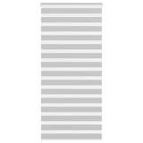 VidaXL Zebra-Rollo 95x200 cm Stoffbreite 90,9 cm Hellgrau