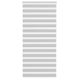 VidaXL Zebra-Rollo 105x200 cm Stoffbreite 100,9 cm Hellgrau