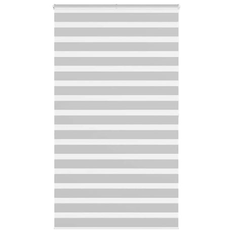 VidaXL Zebra-Rollo 120x200 cm Stoffbreite 115,9 cm Hellgrau