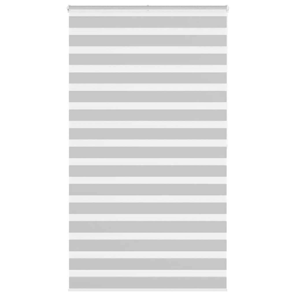 VidaXL Zebra-Rollo 125x200 cm Stoffbreite 120,9 cm Hellgrau