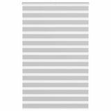 VidaXL Zebra-Rollo 145x200 cm Stoffbreite 140,9 cm Hellgrau