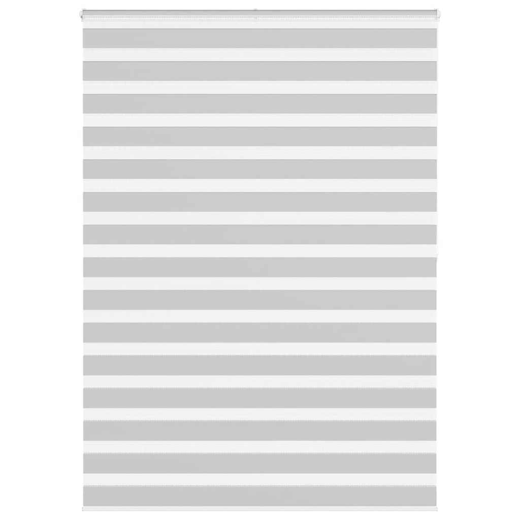 VidaXL Zebra-Rollo 160x200 cm Stoffbreite 155,9 cm Hellgrau