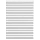 VidaXL Zebra-Rollo 165x200 cm Stoffbreite 160,9 cm Hellgrau