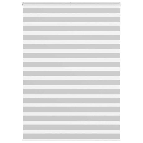 VidaXL Zebra-Rollo 165x200 cm Stoffbreite 160,9 cm Hellgrau