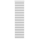 VidaXL Zebra-Rollo 55x230 cm Stoffbreite 50,9 cm Hellgrau