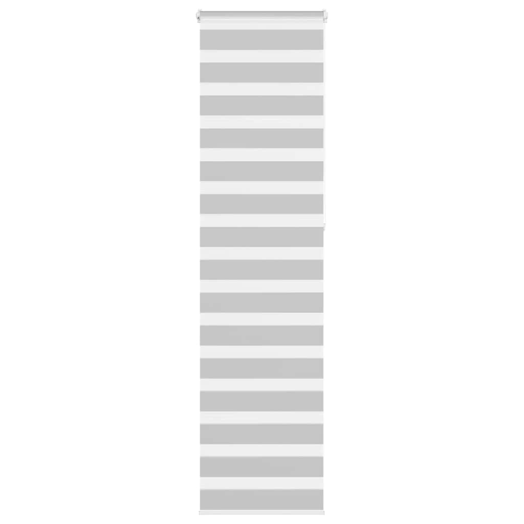 VidaXL Zebra-Rollo 60x230 cm Stoffbreite 55,9 Hellgrau
