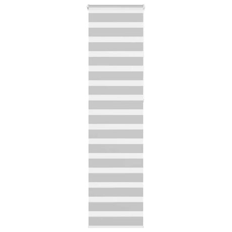 VidaXL Zebra-Rollo 60x230 cm Stoffbreite 55,9 Hellgrau
