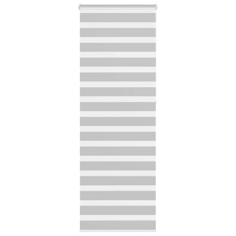 VidaXL Zebra-Rollo 70x230 cm Stoffbreite 65,9 cm Hellgrau