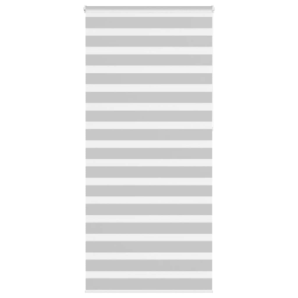 Vidaxx Zebra-Rollo 95x230 cm, Stoffbreite 90,9 cm, hellgrau