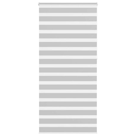 Vidaxx Zebra-Rollo 95x230 cm, Stoffbreite 90,9 cm, hellgrau