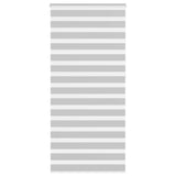 VidaXL Zebra-Rollo 100x230 cm Stoffbreite 95,9 cm Hellgrau