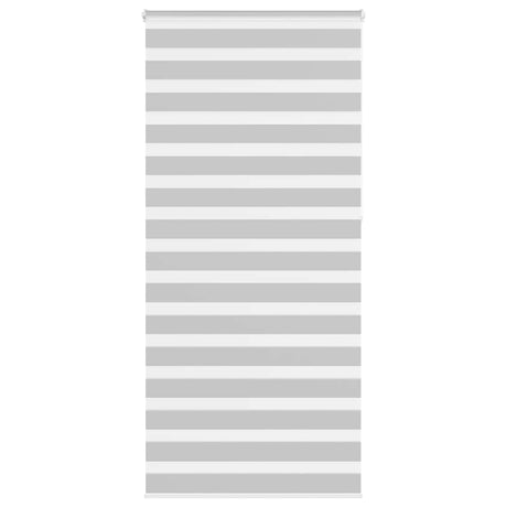 VidaXL Zebra-Rollo 110x230 cm Stoffbreite 105,9 cm Hellgrau
