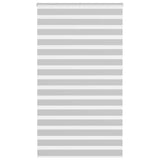 VidaXL Zebra-Rollo 125x230 cm Stoffbreite 120,9 cm Hellgrau