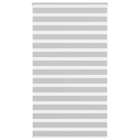 VidaXL Zebra-Rollo 125x230 cm Stoffbreite 120,9 cm Hellgrau