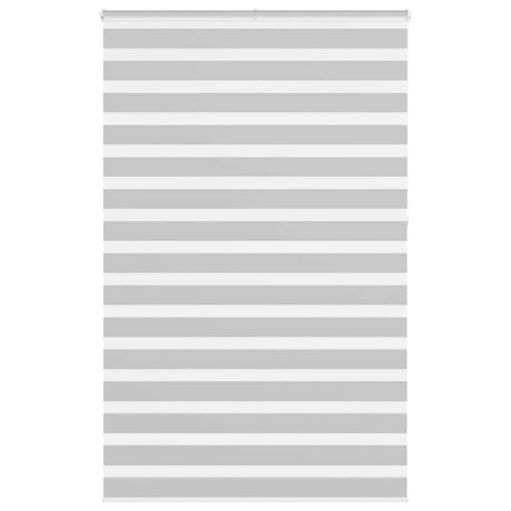 VidaXL Zebra-Rollo 145x230 cm Stoffbreite 140,9 cm Hellgrau