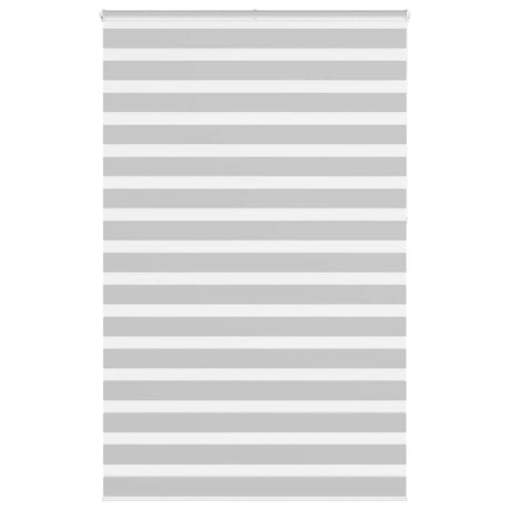VidaXL Zebra-Rollo 150x230 cm Stoffbreite 145,9 cm Hellgrau