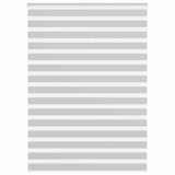VidaXL Zebra-Rollo 155x230 cm Stoffbreite 150,9 cm Hellgrau