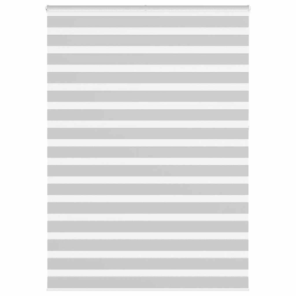 VidaXL Zebra-Rollo 165x230 cm Stoffbreite 160,9 cm Hellgrau