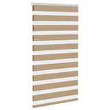 VidaXL Zebrarollo 90x100 cm Stoffbreite 85,9 cm Polyester Sandbraun